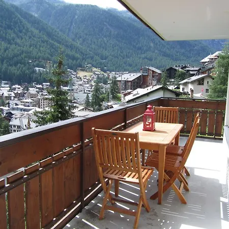 Panoramic View Flat Lägenhet Zermatt